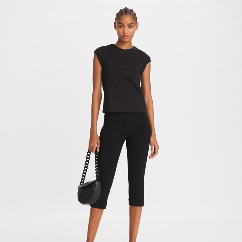 NWOT Tory Burch cropped crepe pants